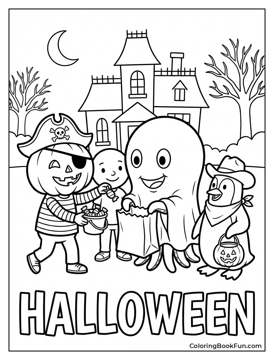 Andy Gives Halloween Candy