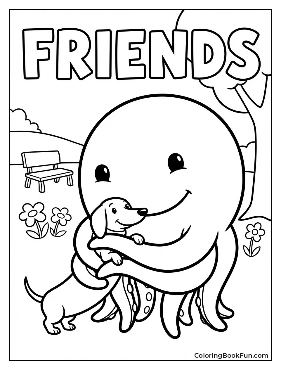 Oswald Hugs Weenie Tightly