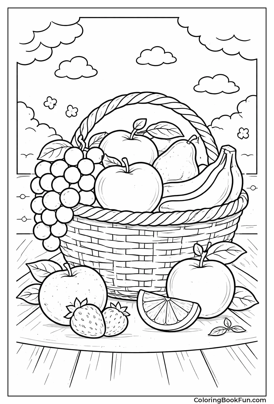 Overflowing Wicker Basket