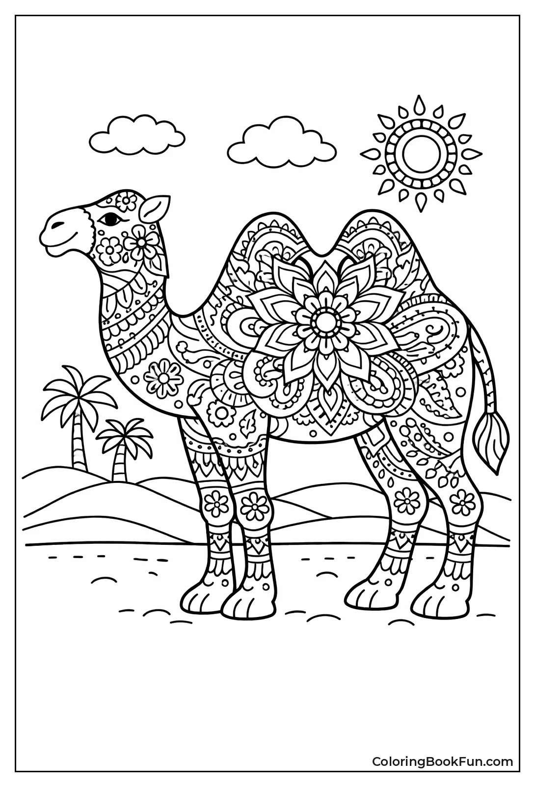 Paisley Pattern Camel