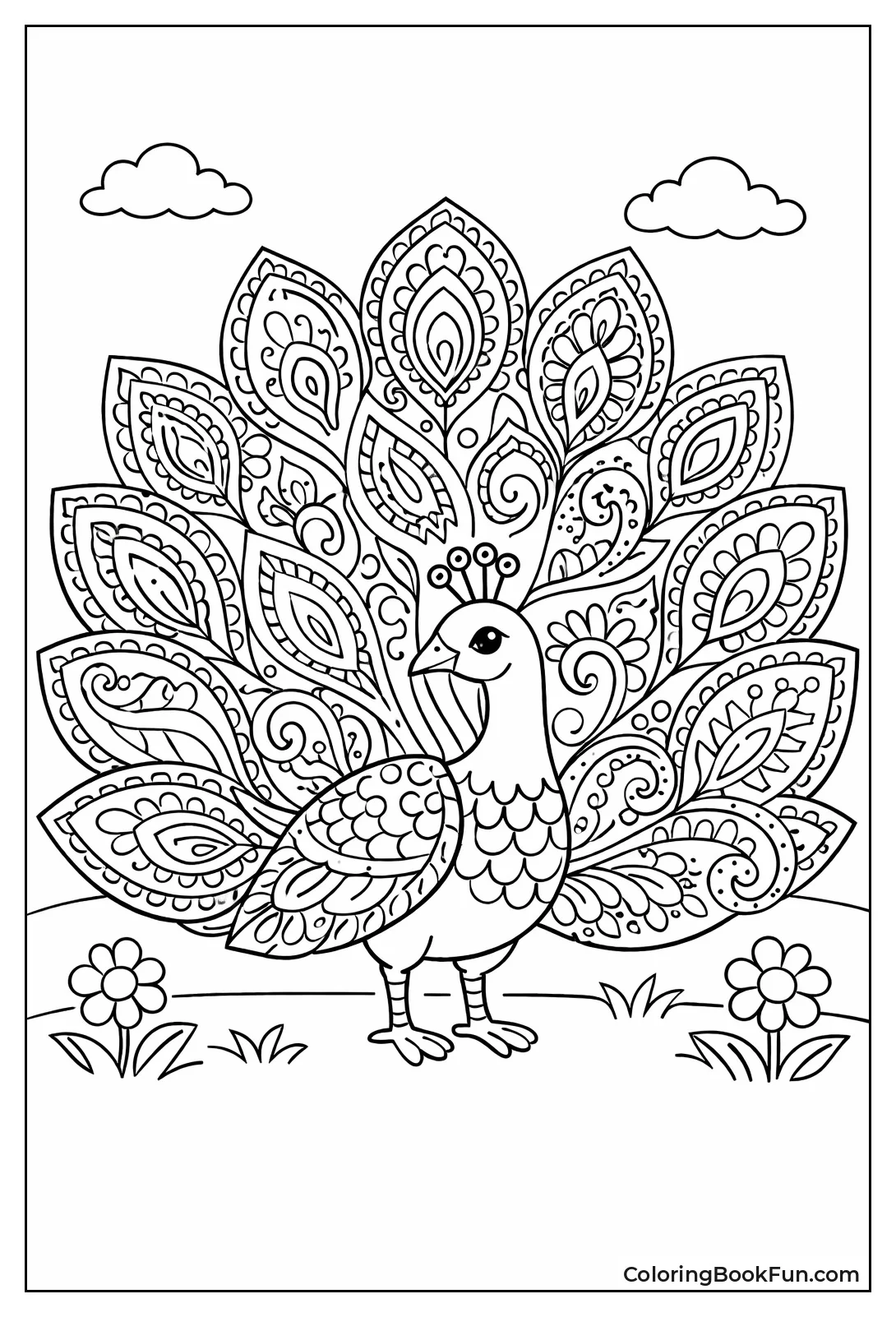 Paisley Peacock Design