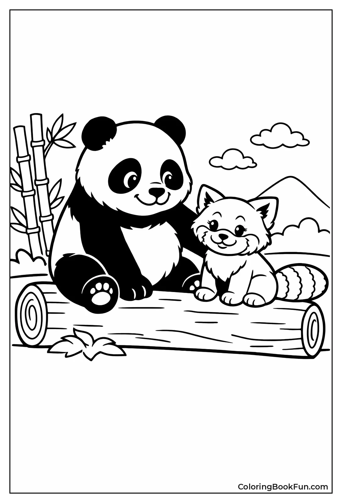 Panda and Red Panda