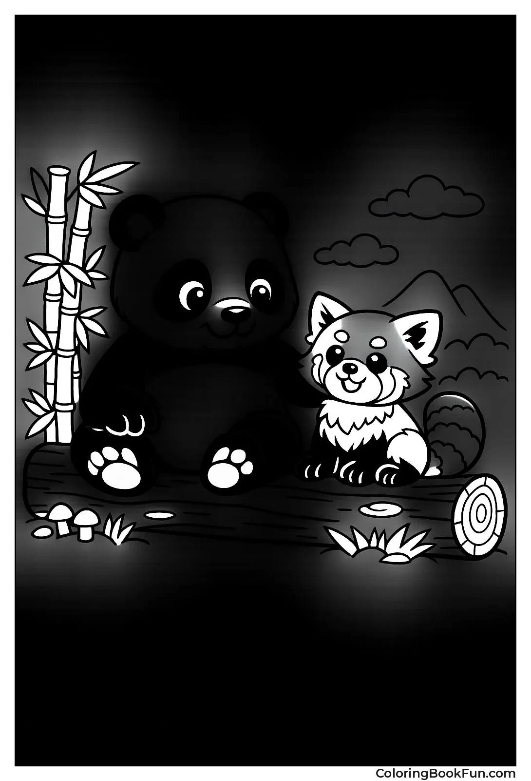 Panda and Red Panda