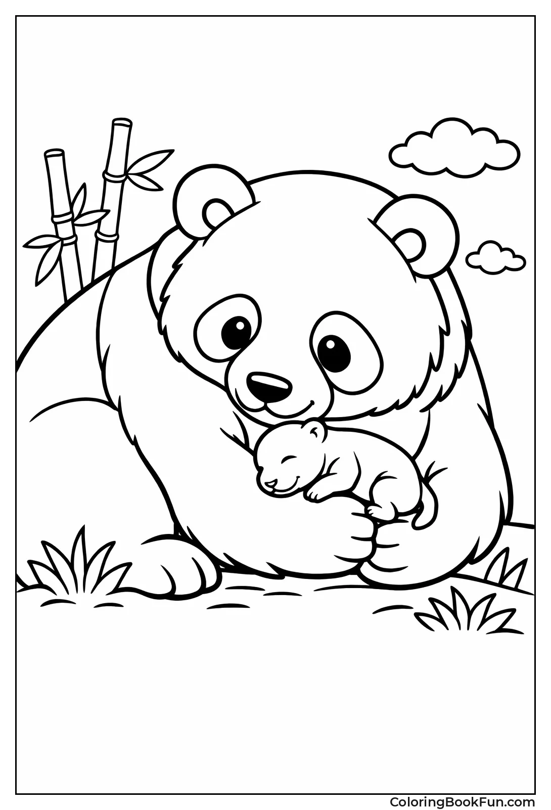 Tiny Newborn Panda Cub