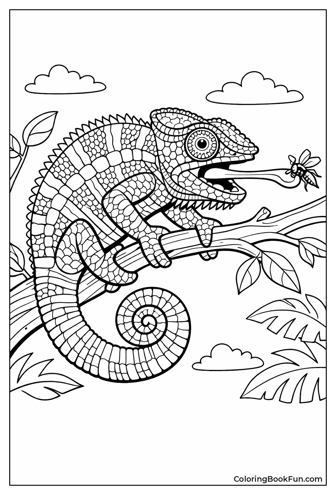 Vibrant Panther Chameleon Poses