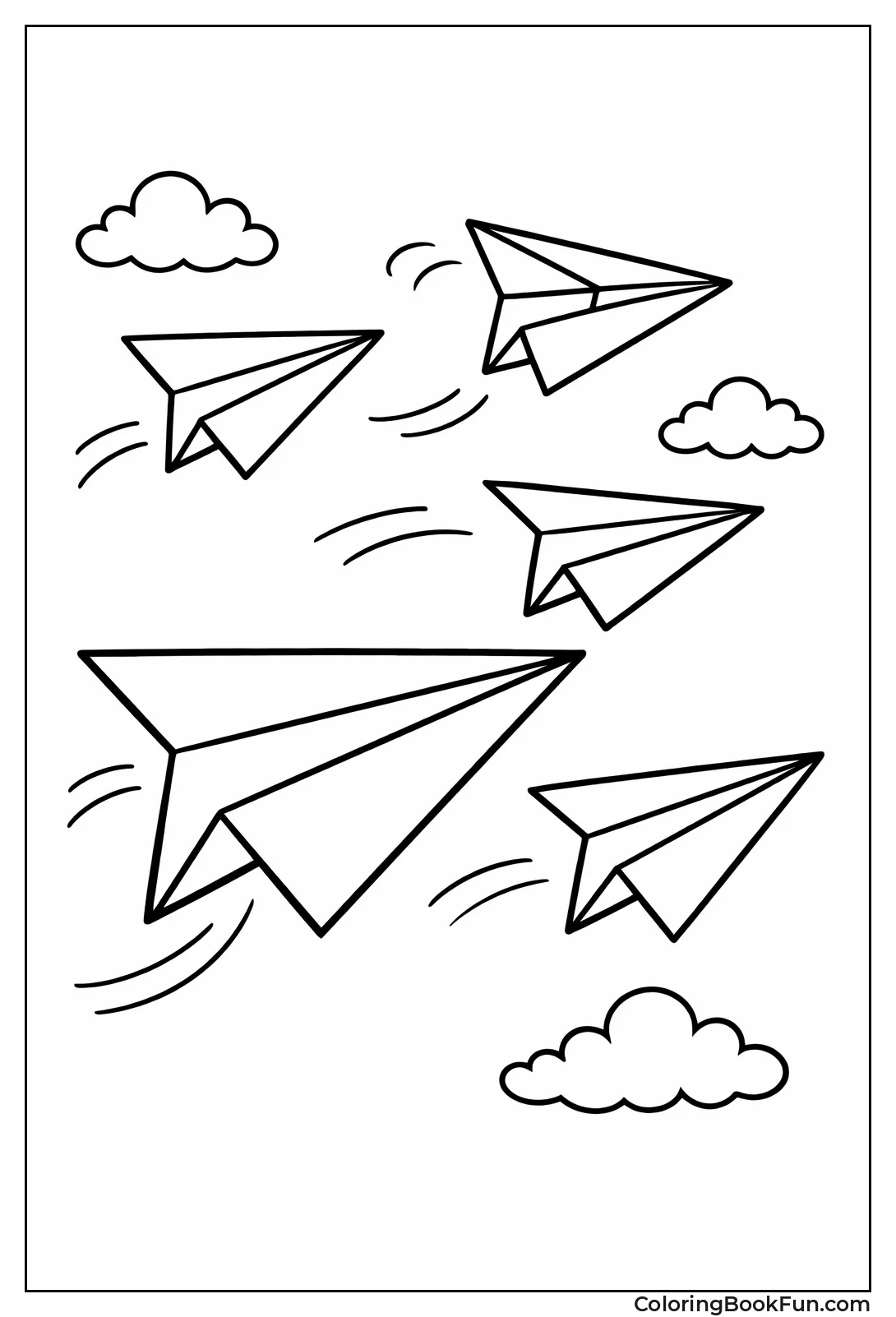 Paper Airplanes Soar Together