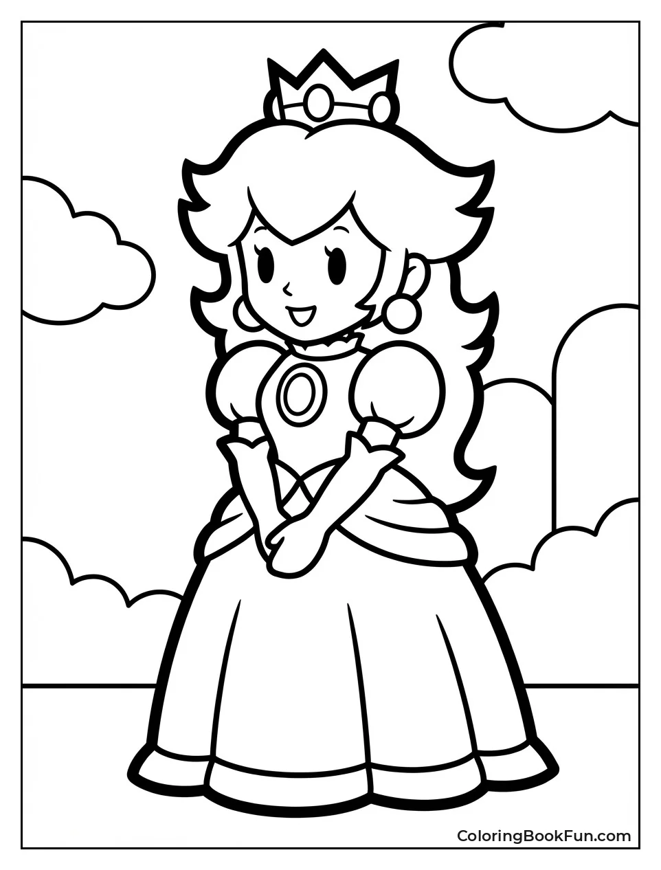 Paper Peach Smiles Flat