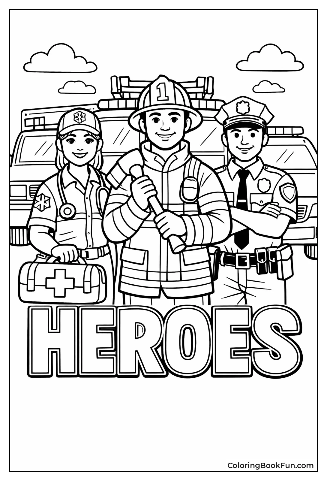 Paramedic Firefighter Police Team