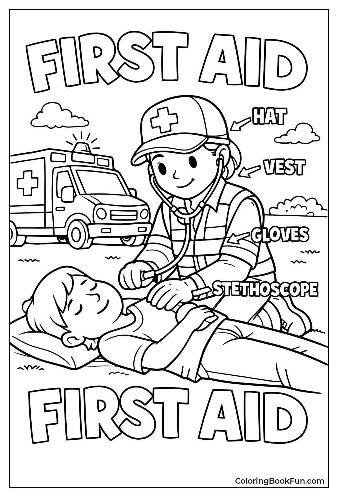 Labeled Paramedic Uniform