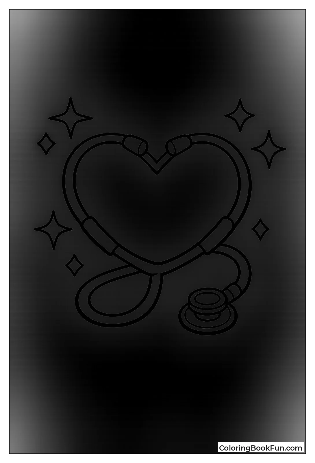 Stethoscope Shapes a Heart