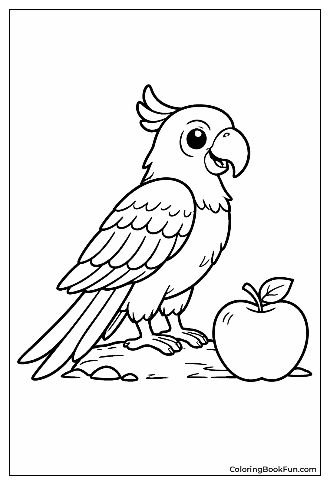 Parrot Beside Big Apple