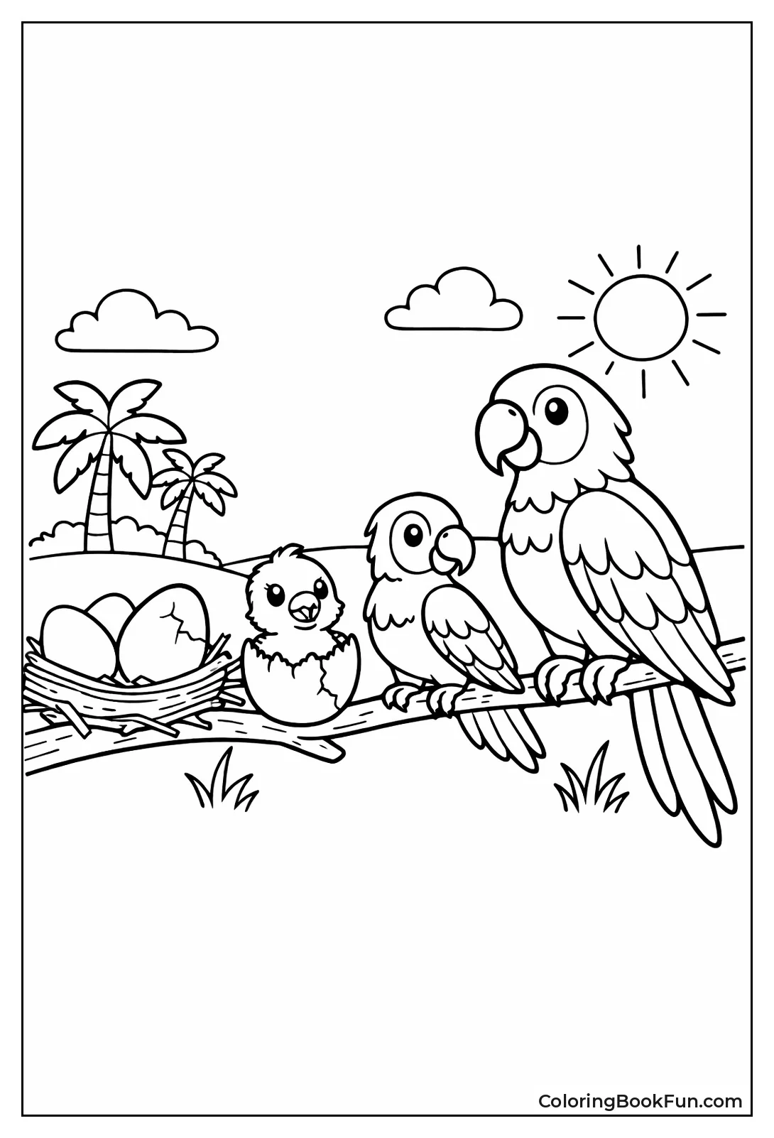 Parrot Life Cycle Stages