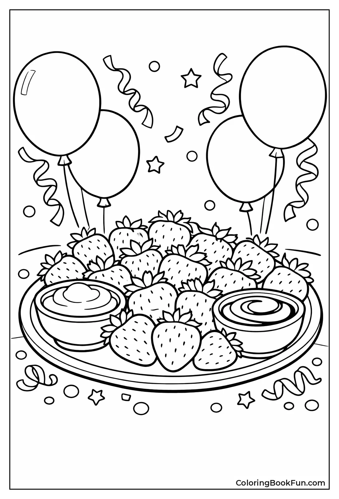 Party Platter Holds Berries