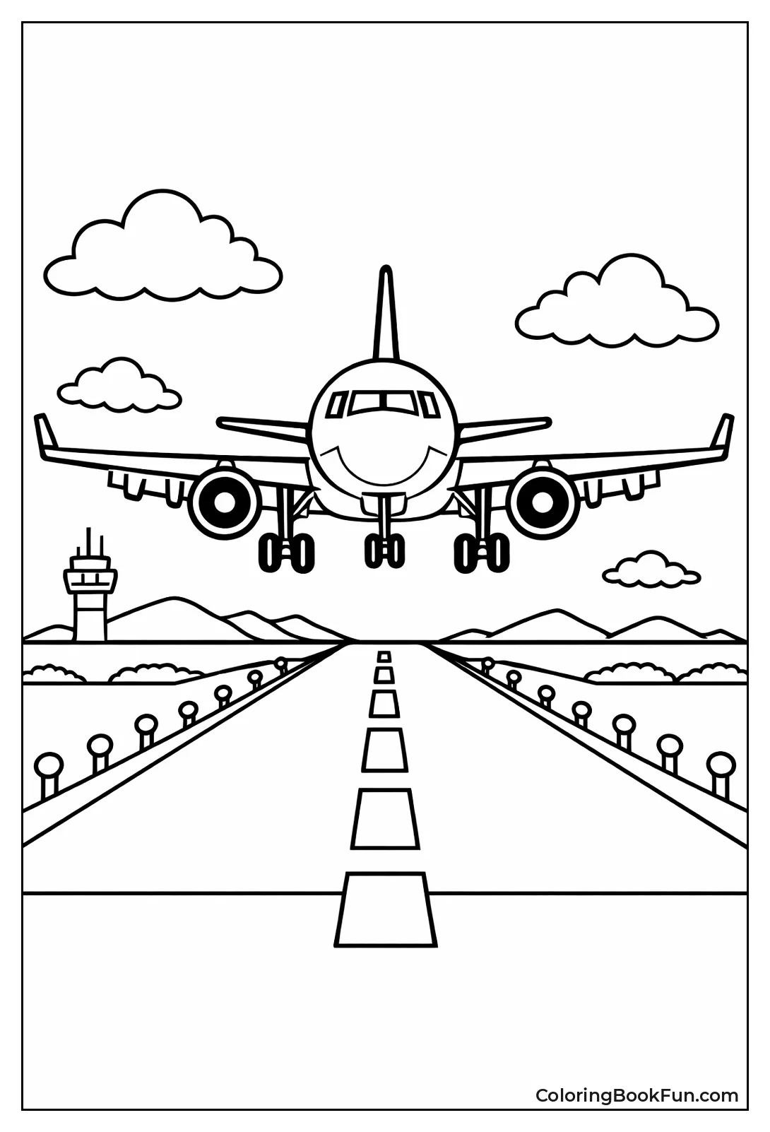 Passenger Jet Landing Gear