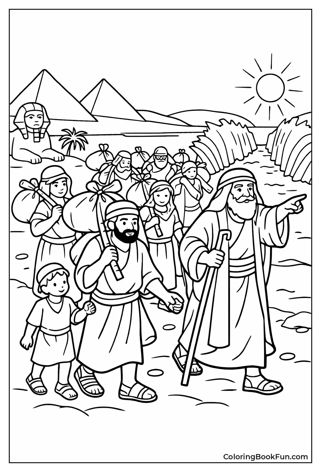 Israelites March from Egypt