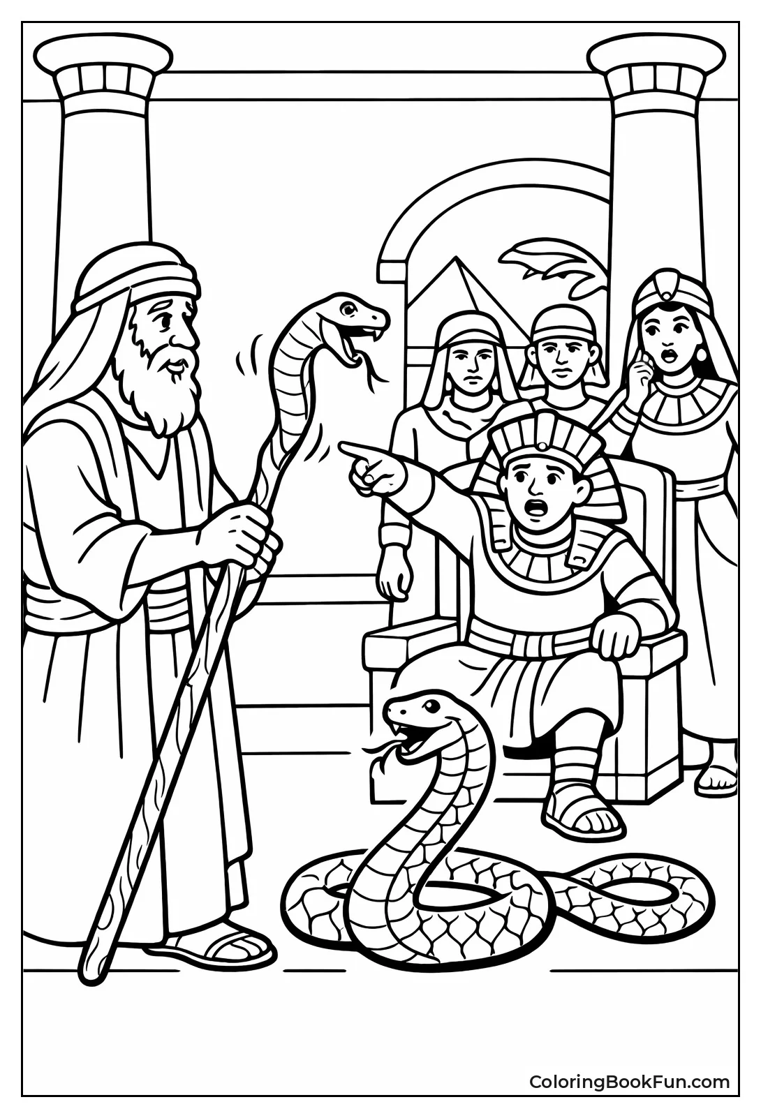 Staff Turns into Serpent