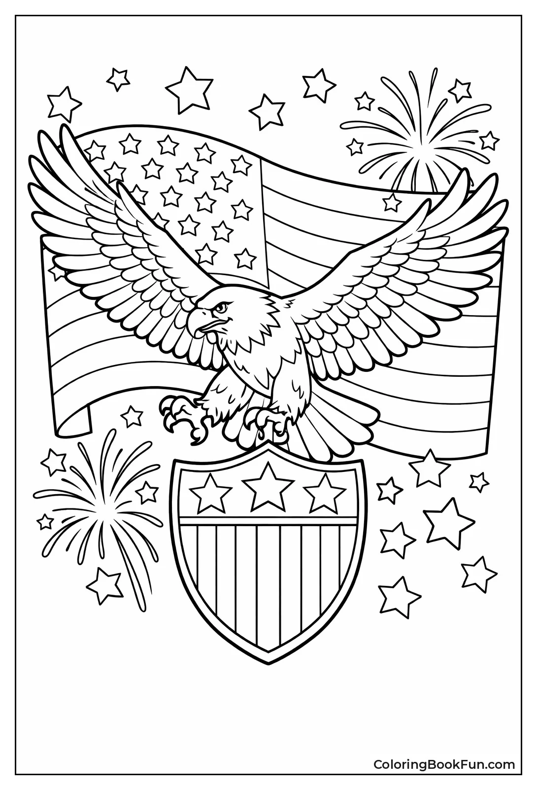 Bald Eagle Soars High