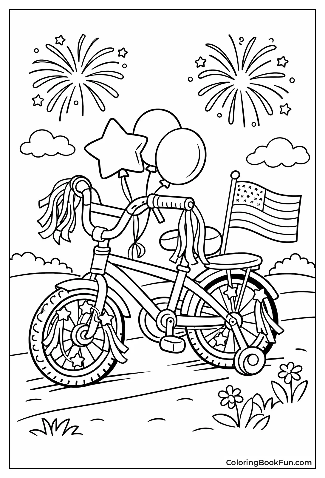 Bike Decorated for Parade