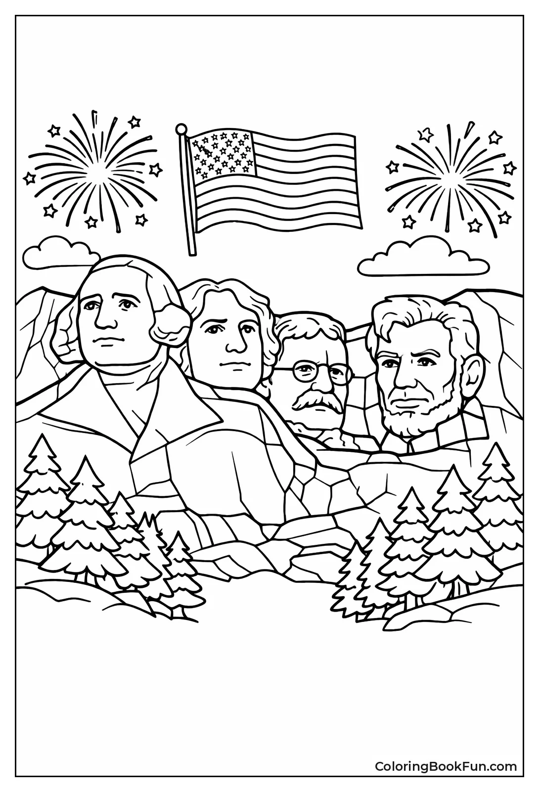 Presidents Carved on Mountain