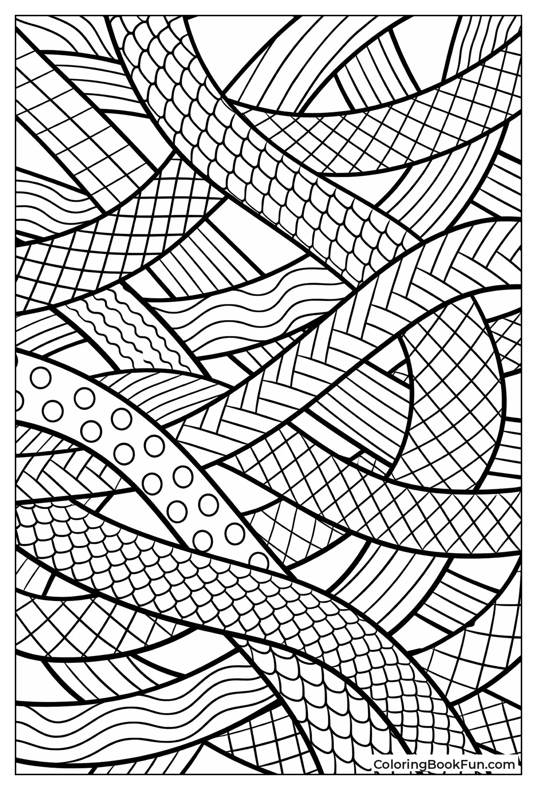 Flowing Ribbon Textures