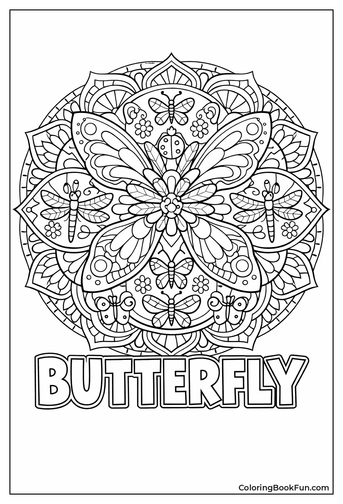 Butterfly Wings Mandala