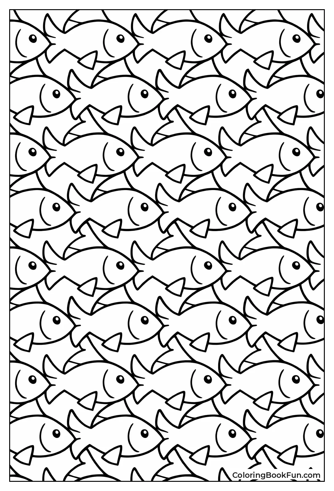 Escher Fish Tessellation