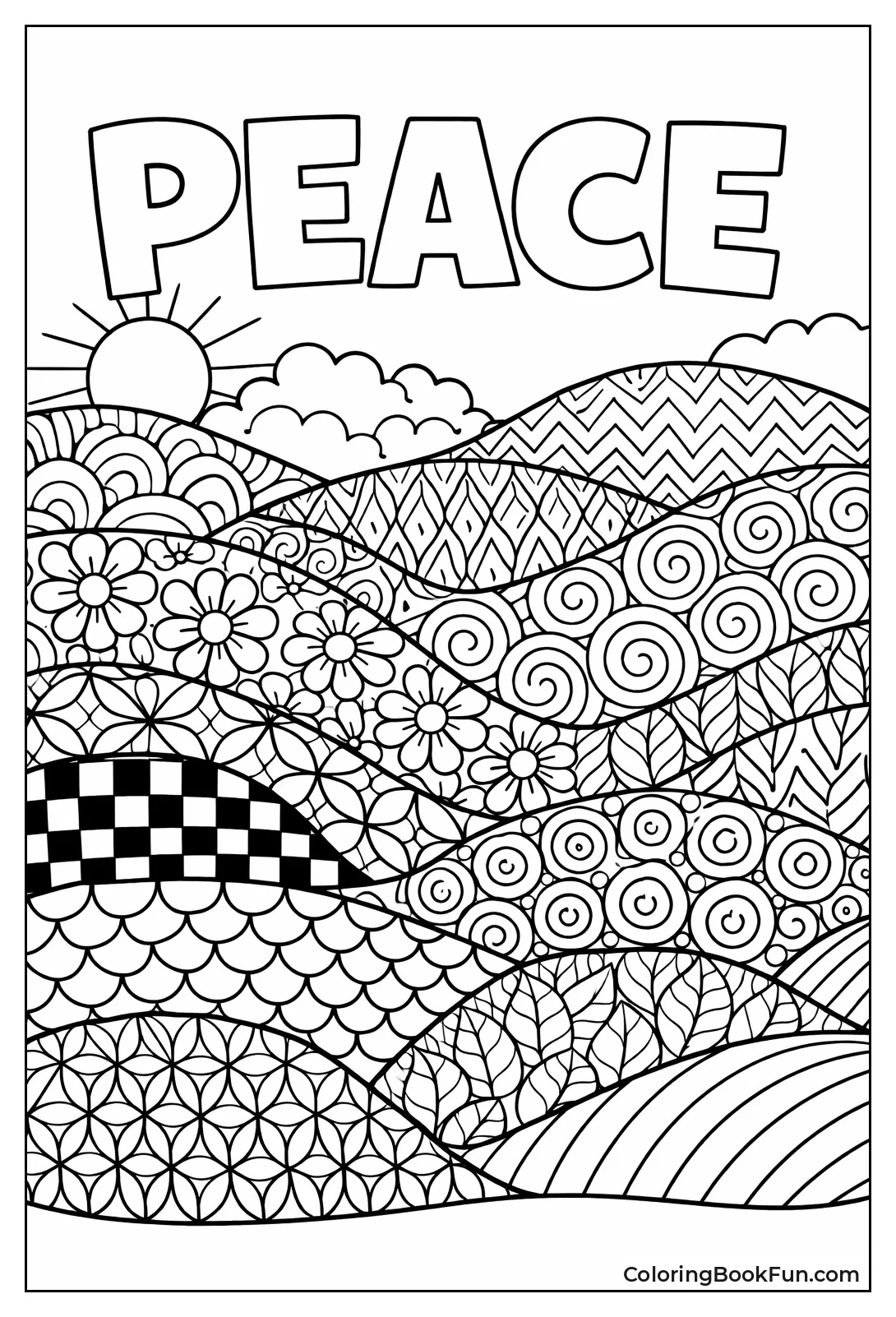 Garden Tangle Patterns