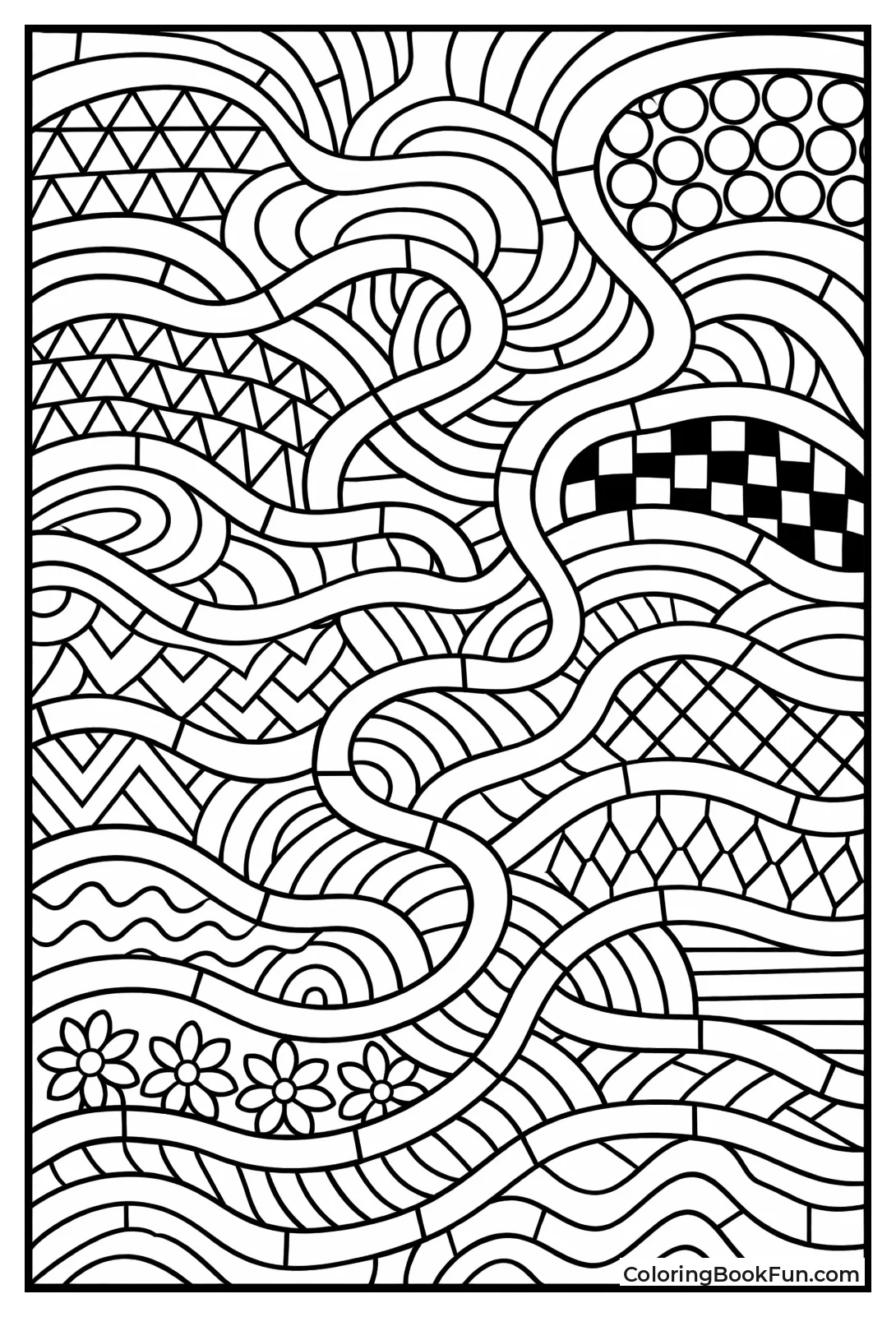 Winding Labyrinth Paths