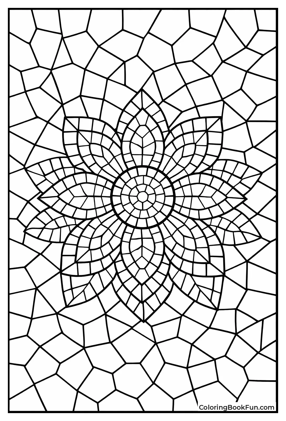 Mosaic Flower Tiles