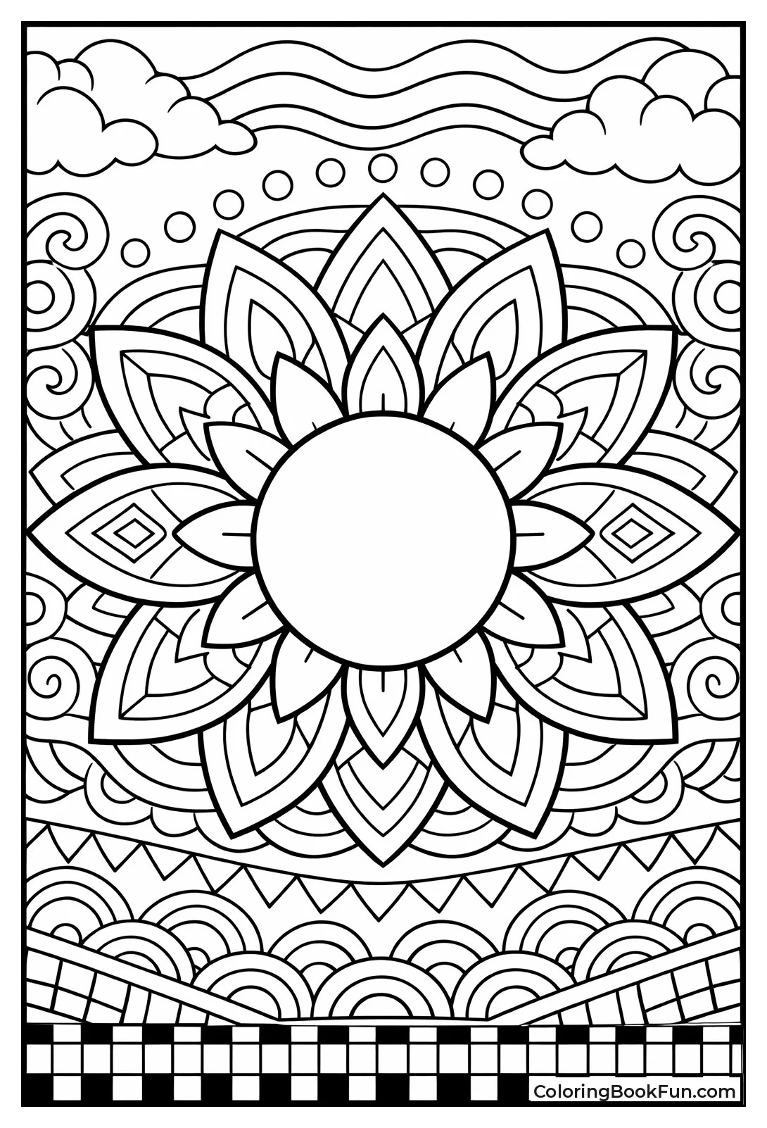 Simple Sun with Rays