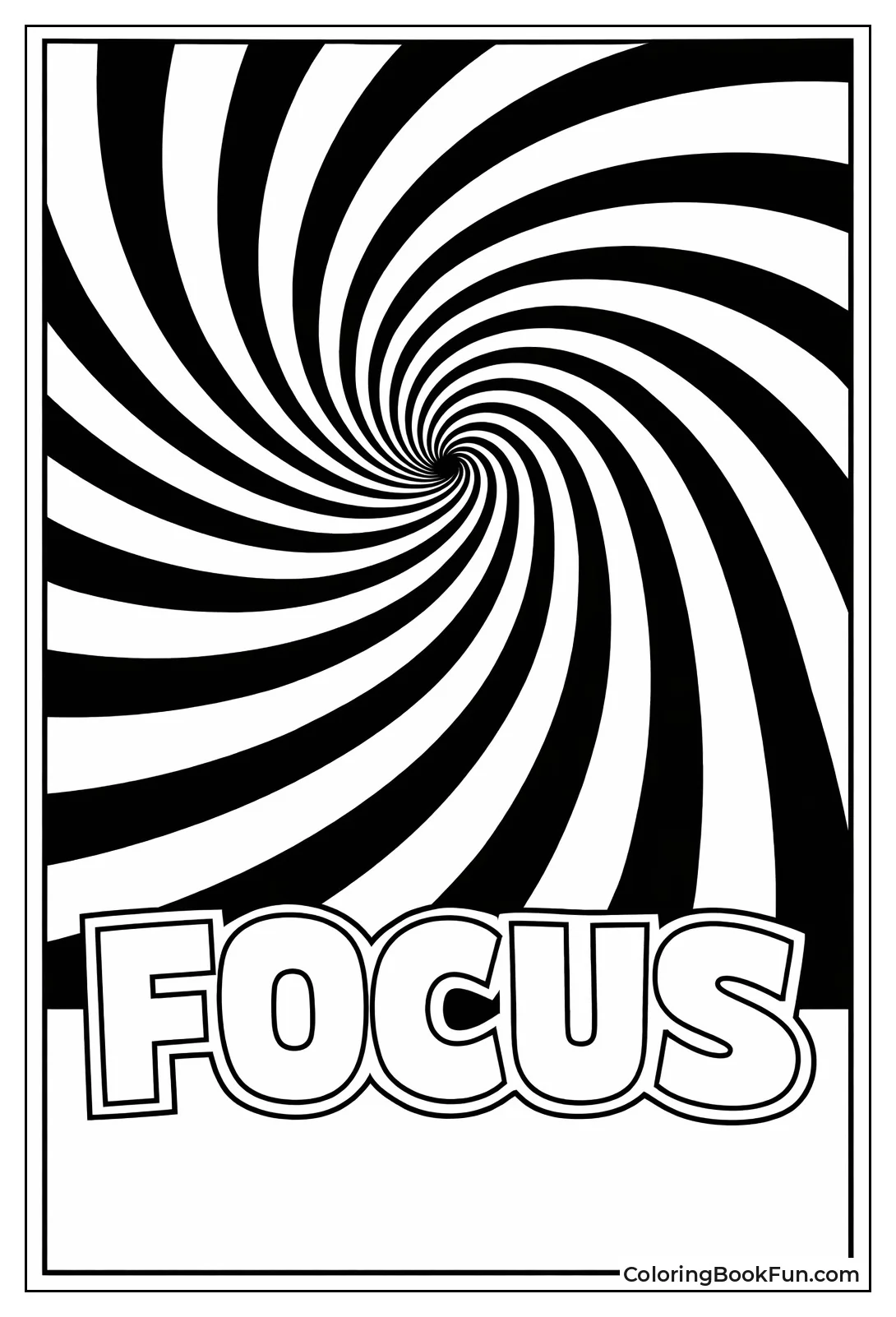 Spiraling Tunnel Stripes