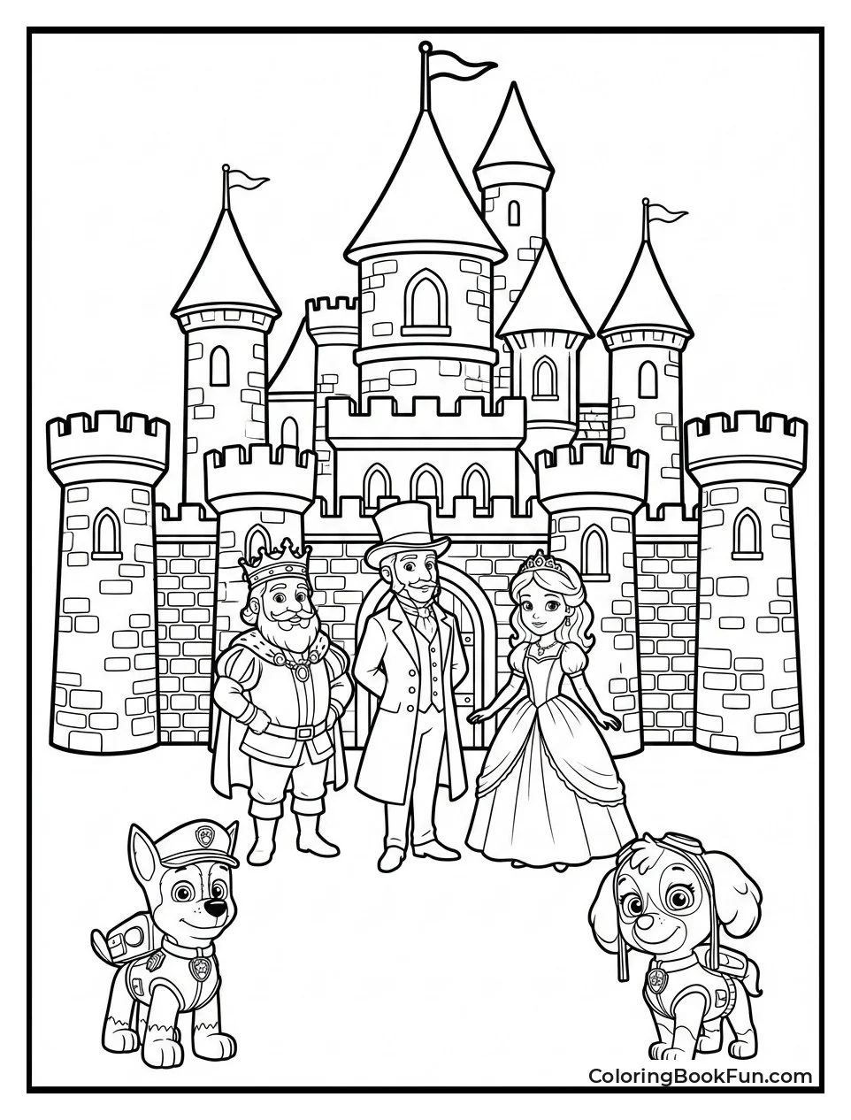 Barkingburg Castle Towers and Royals