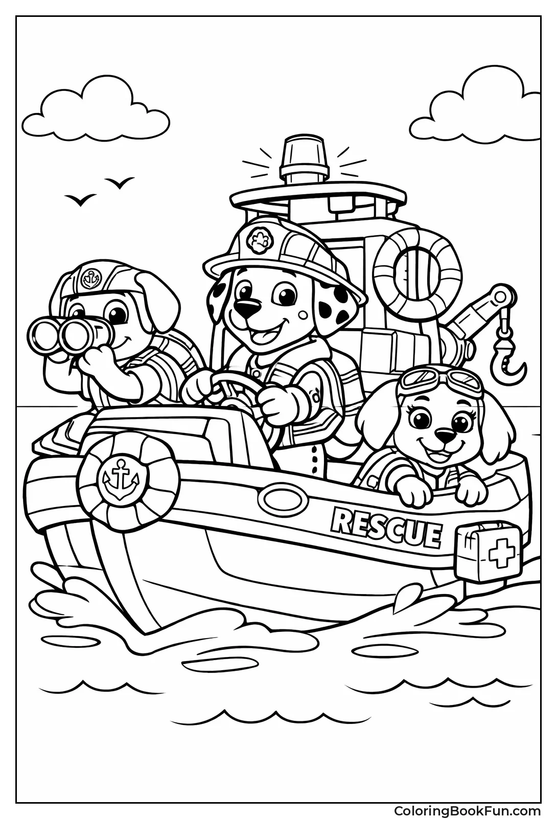 Paw Patrol Rescue Boat