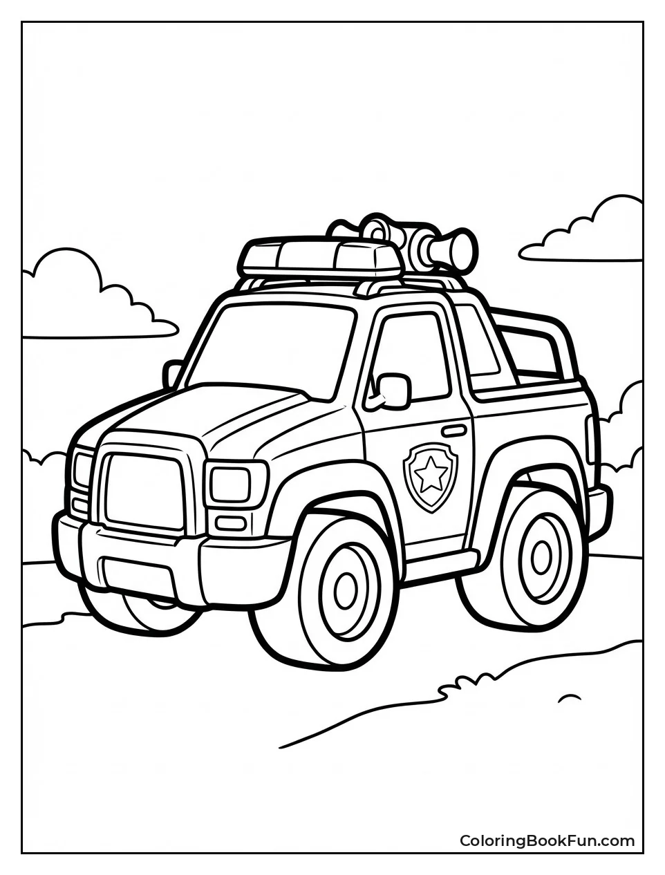 Chase's Police Cruiser Lights