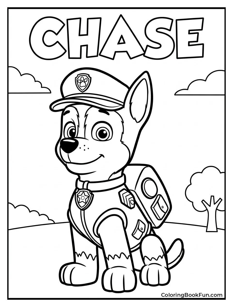 Chase Smiles Ready for Action