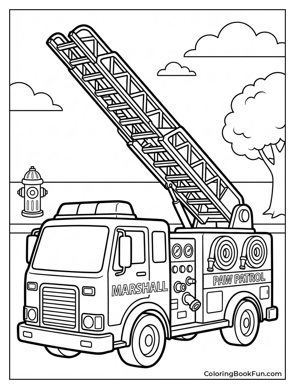 Marshall's Fire Truck Ladder