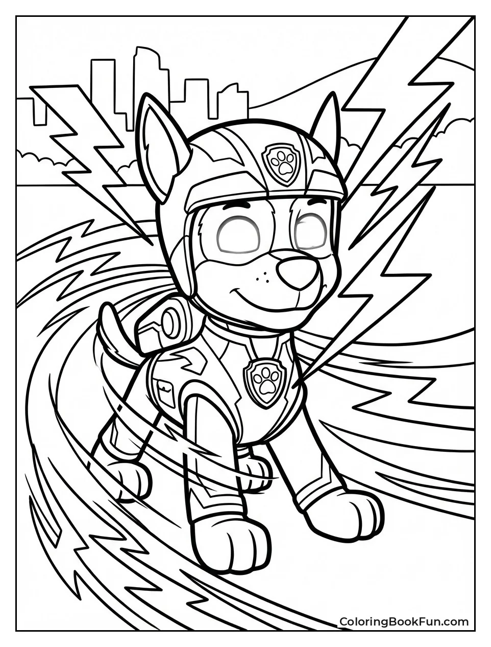 Mighty Chase Speeds with Lightning