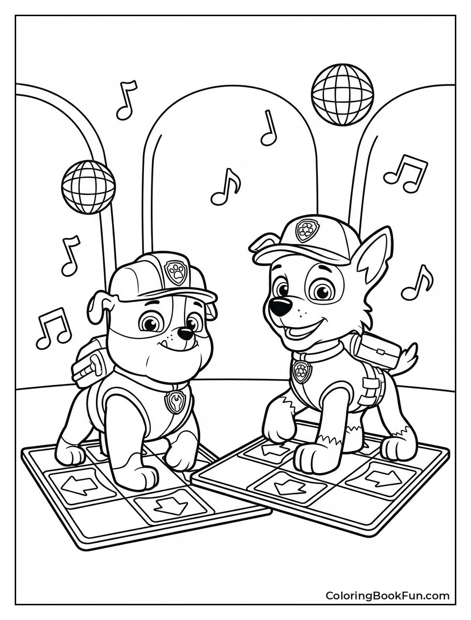 Rubble Dances on Boogie Mats