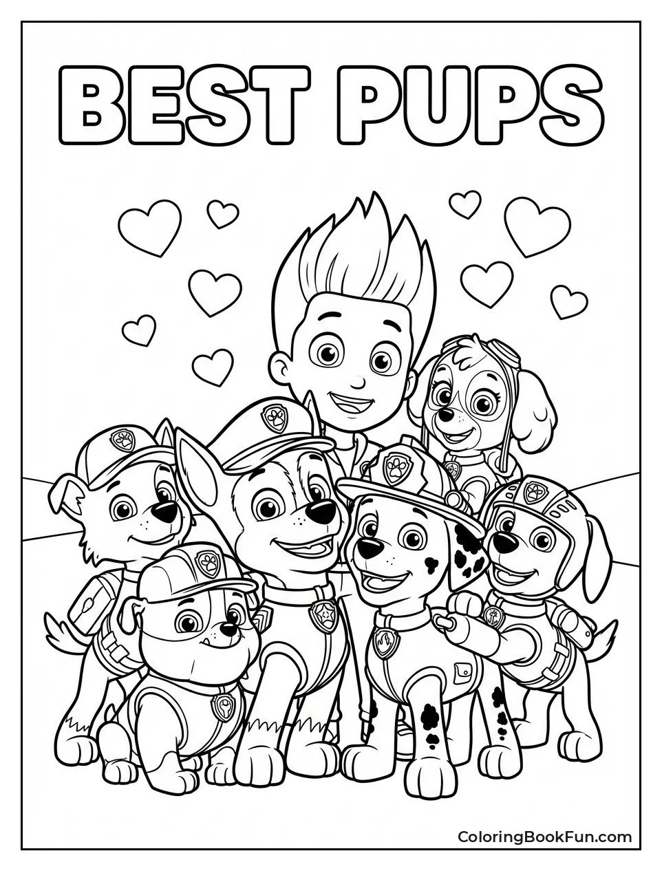 Pups Hug after Victory