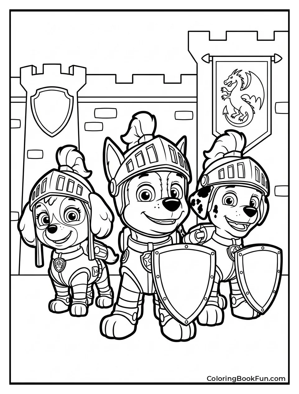 Rescue Knights Battle Dragon