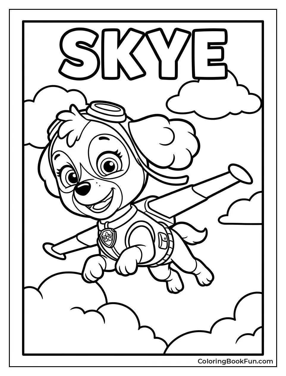 Skye Soars through Fluffy Clouds