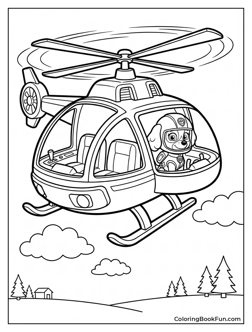 Skye Hovers Pink Helicopter