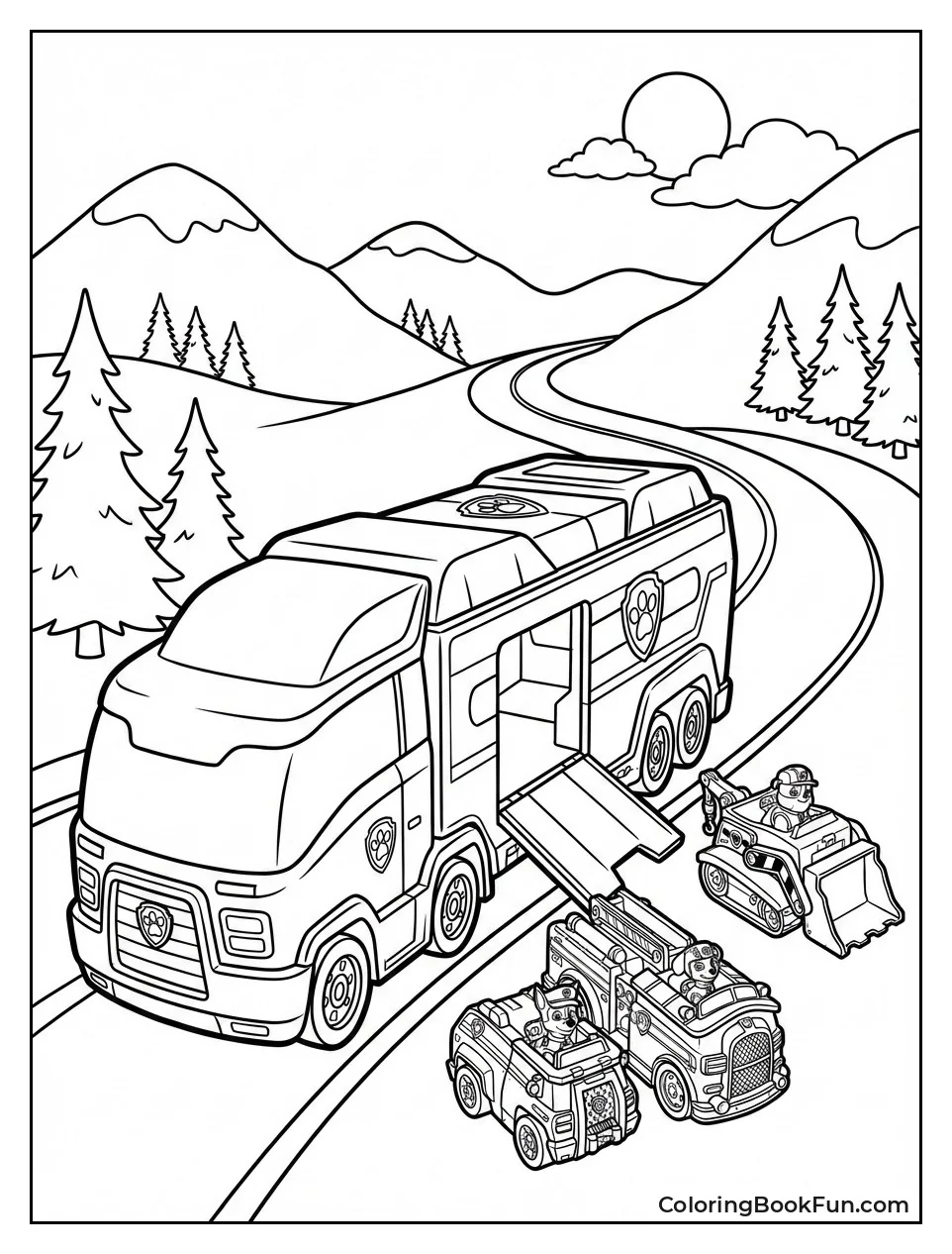 PAW Patroller Deploys Vehicles