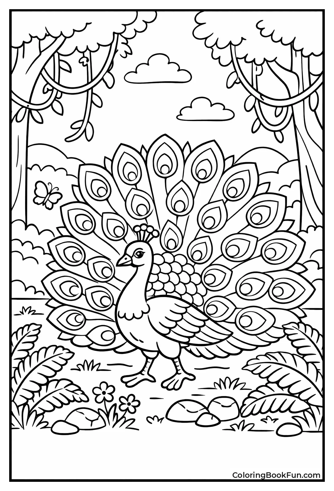 Forest Habitat Scene