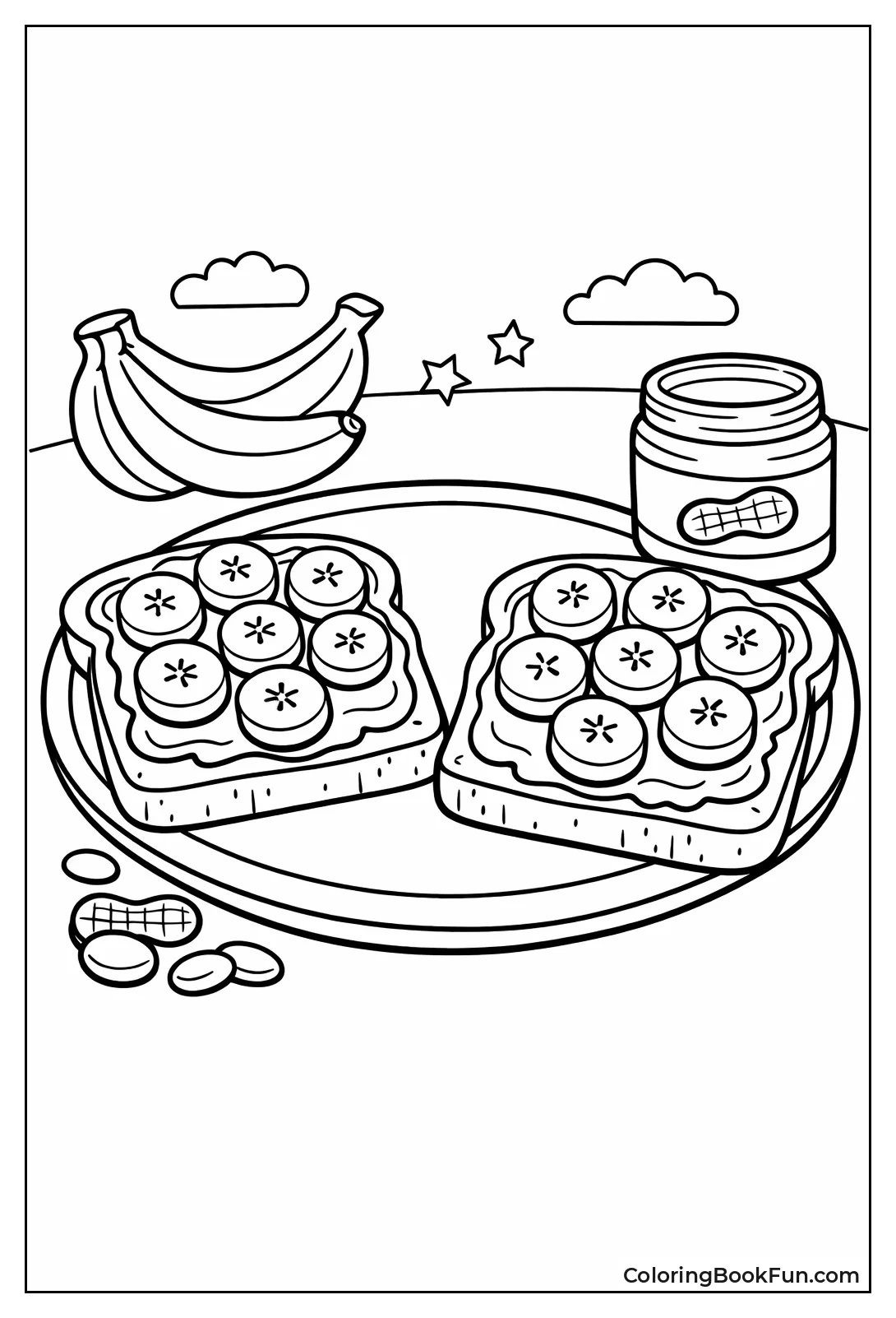 Peanut Butter Banana Toast