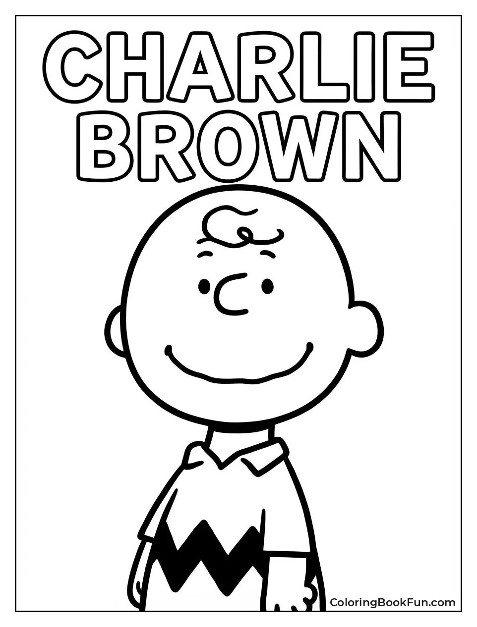 Charlie Brown in Zigzag Shirt