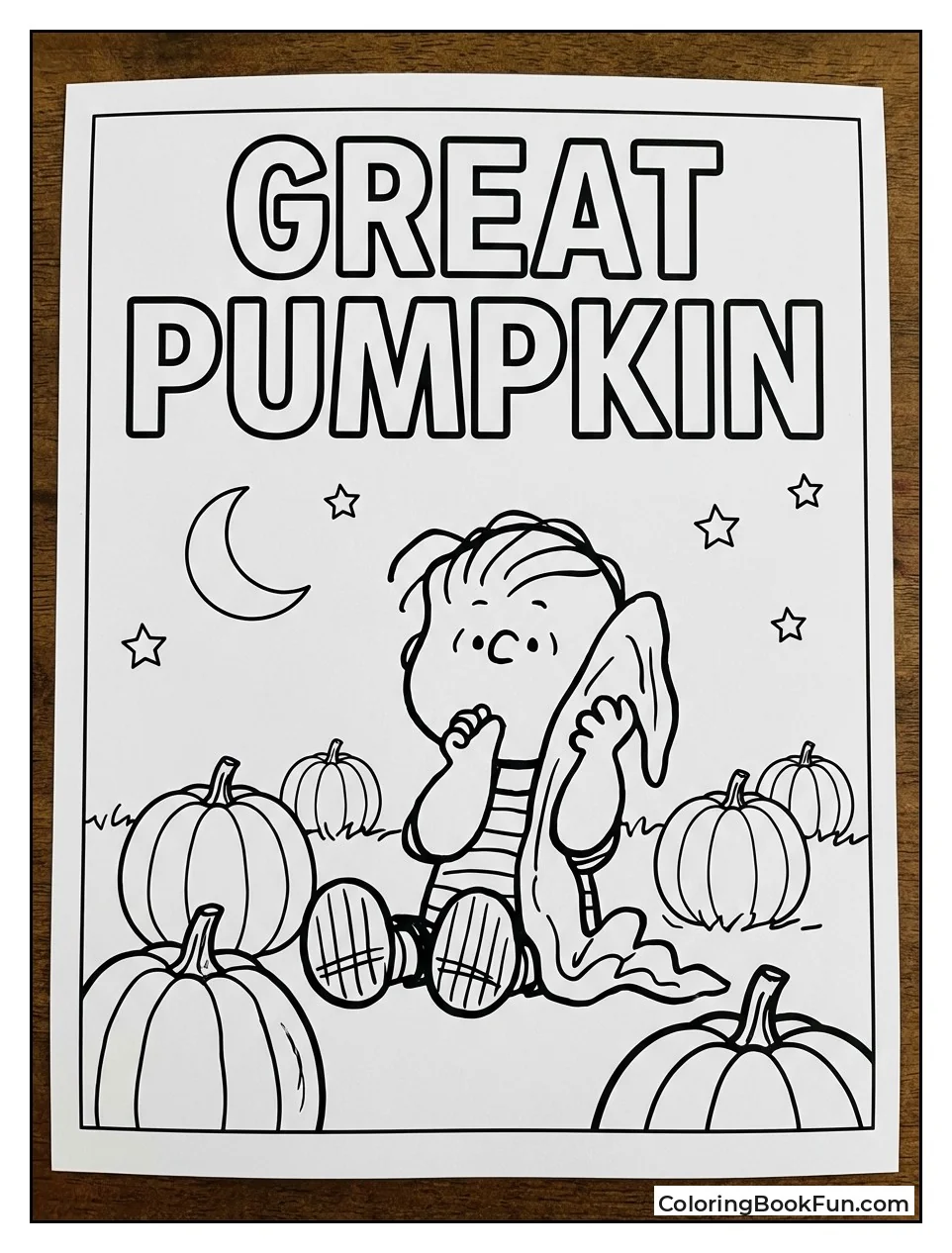 Linus Waits for Great Pumpkin