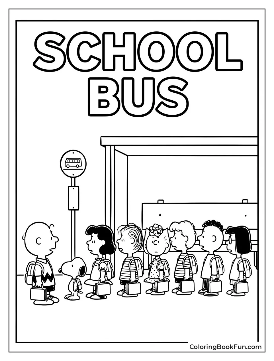 Gang Lines Up at Bus