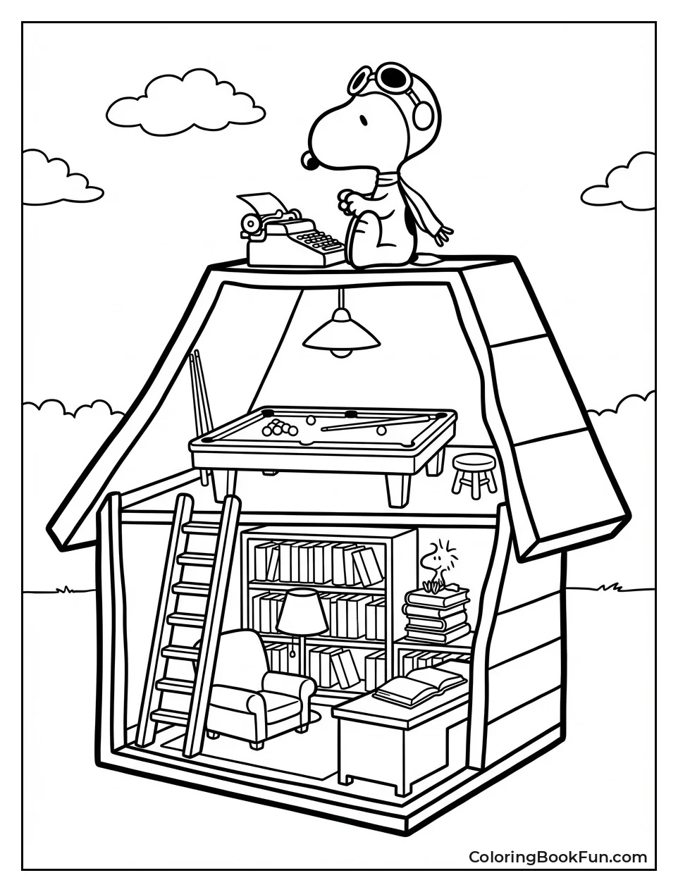 Inside Snoopy's Big Doghouse