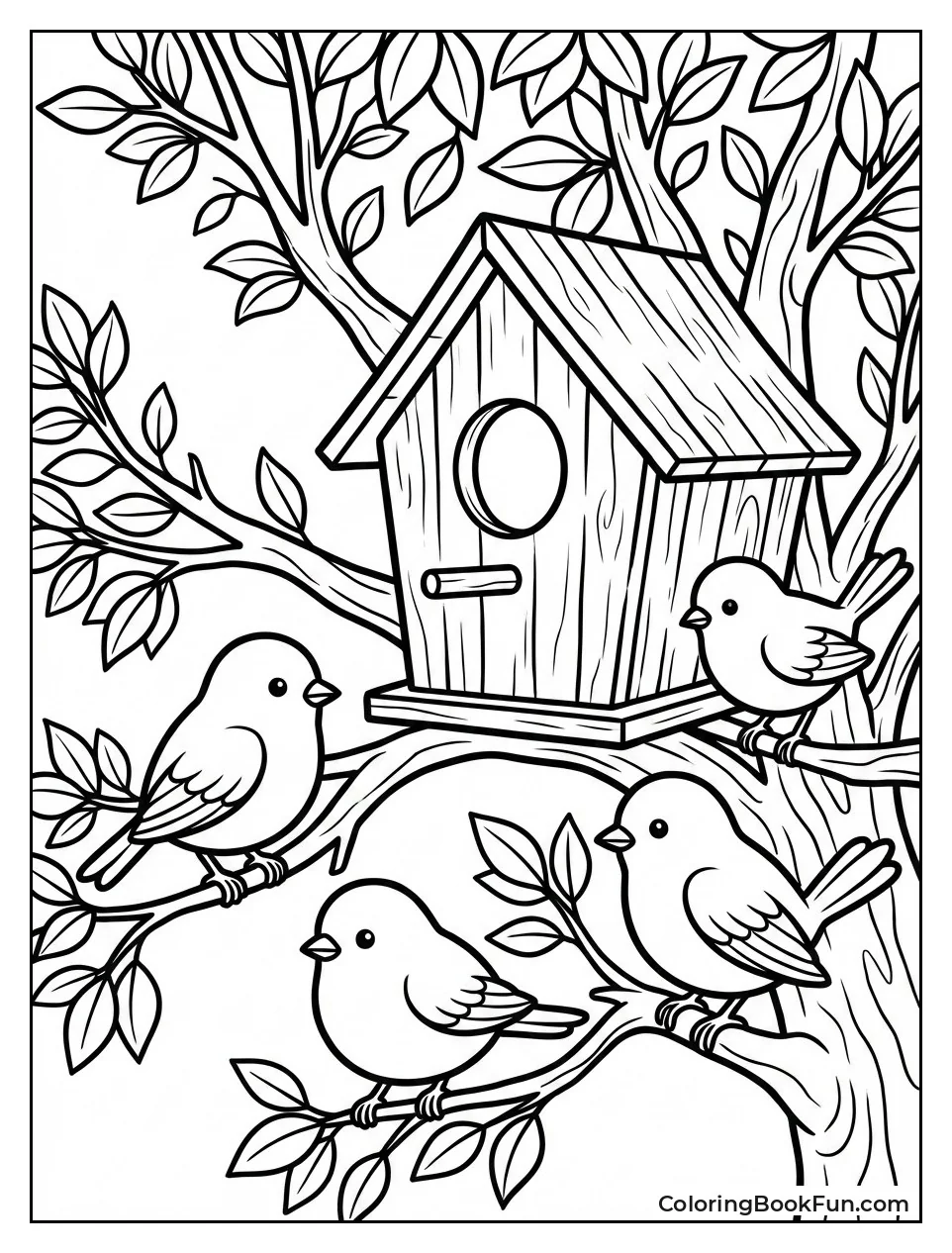 Woodstock Visits Birdhouse